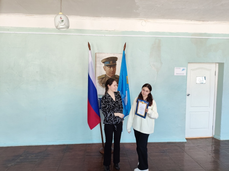 Закрытие месячника героико-патриотической работы с молодёжью.